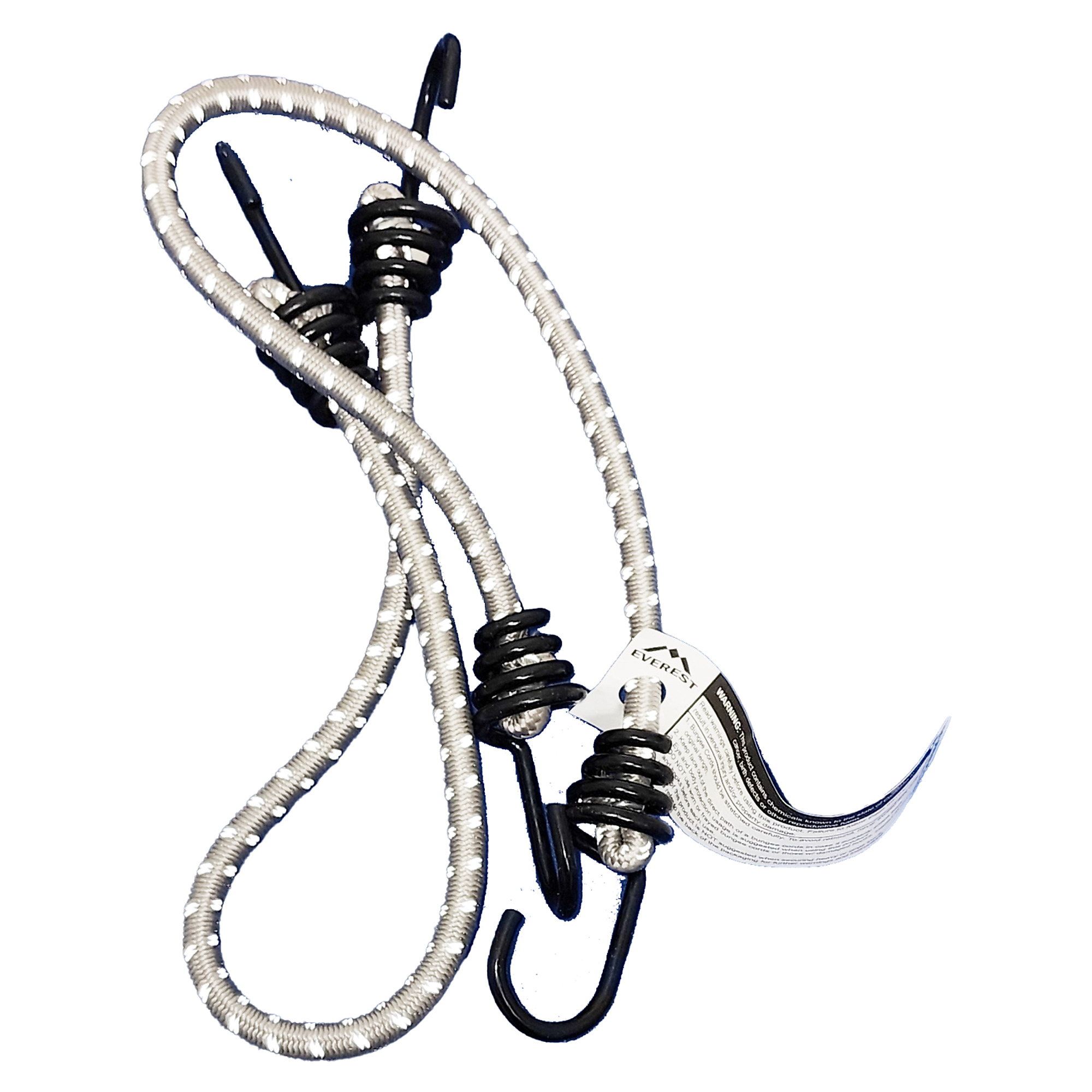 Kuma, 30in. Round Bungee 2pk., Reflective, Coated Hooks, Straps (qty.) 2 Model# GR0230-R